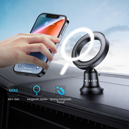 WIZARD Mini Mag Holder Car Mount Holder