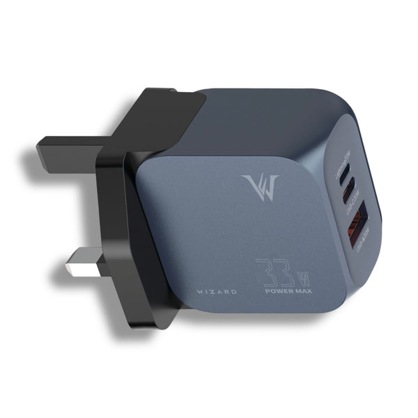 WIZARD 33W Super Fast Charger Blue Chargers