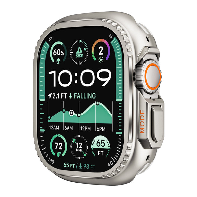 WIZARD Guard Shield Watch Case Titanium Watch Cases