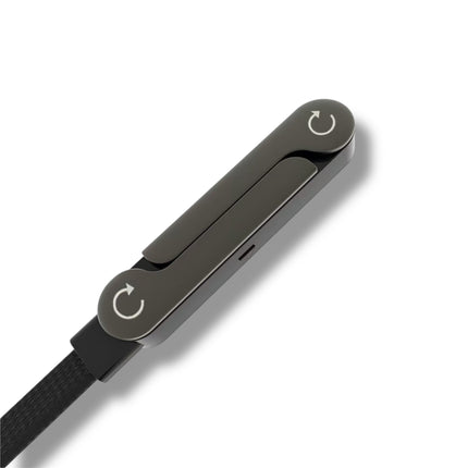 WIZARD Folding Stand Data Cable - Type-C to Type-C 240W Fast Charging Cables & Chargers