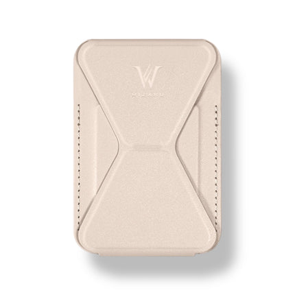 WIZARD ARCO CARD CASE MagSafe Wallet Stand Desert white